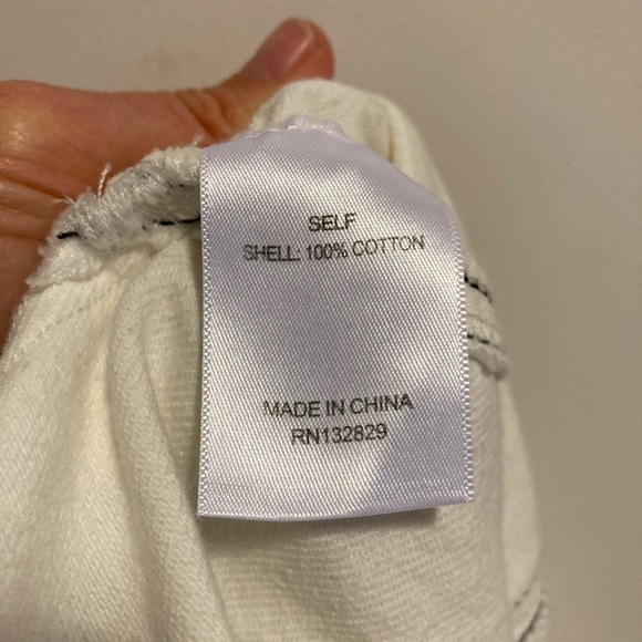 𝅺LPA pristine white cropped jean jacket. Size XS - Picture 10 of 12